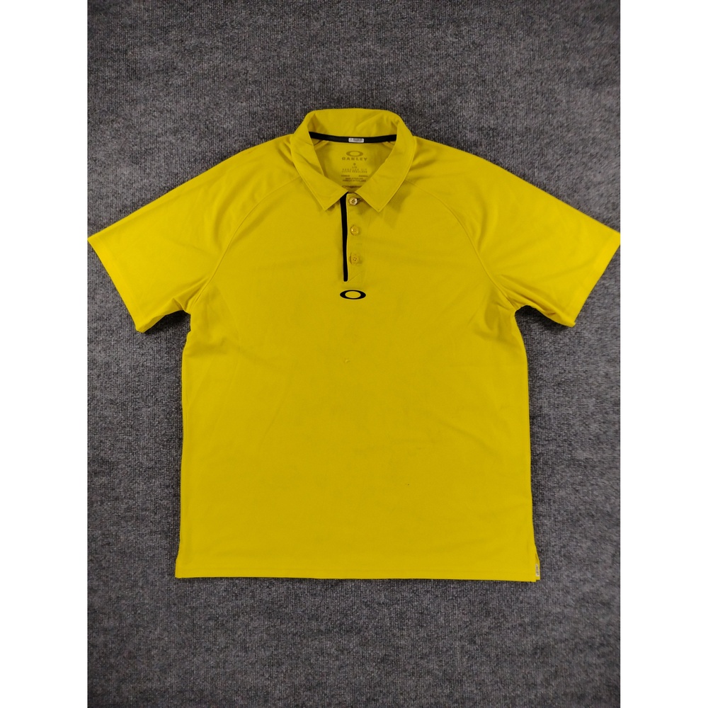 Oakley Performance Polo Mens L O Hydrolix Golf Tennis Preppy Minimalist